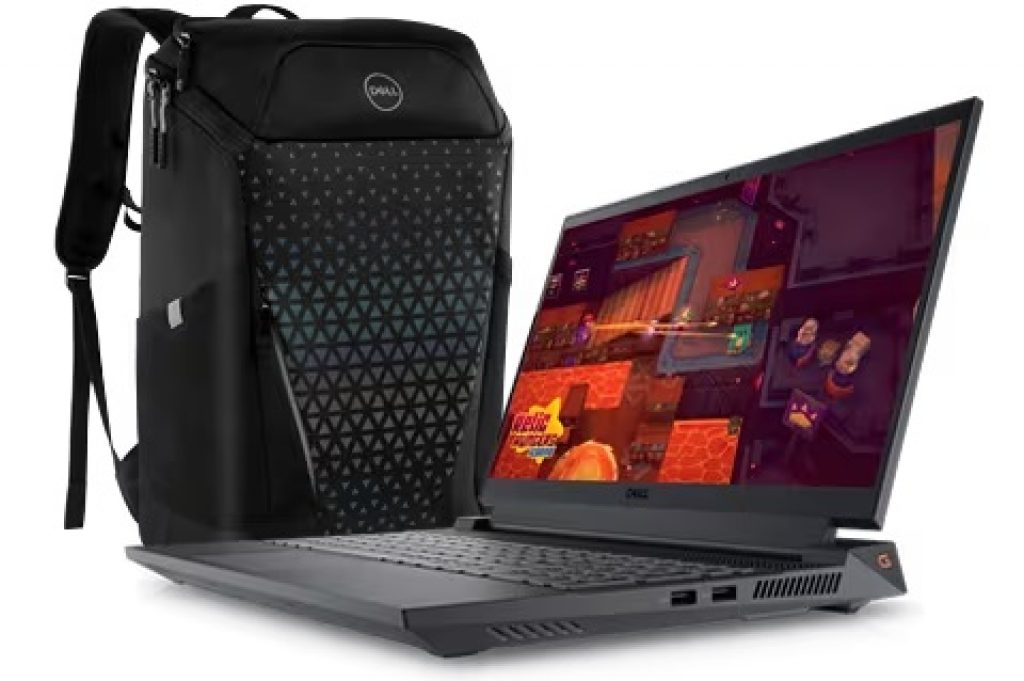 Notebook Gamer Dell G15-i1300-U10P 15.6″ FHD WVA 120Hz 13ª Geração Intel Core i5-13450HX 8GB RAM 256GB SSD NVIDIA RTX 3050 6GB Linux – g5530u001w +Mochila Dell Gaming 17