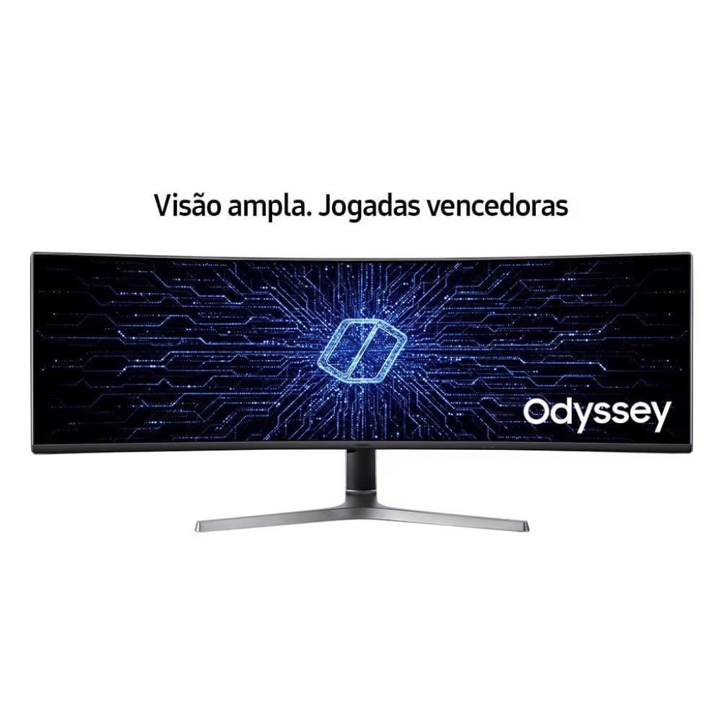Monitor Gamer Curvo Samsung 49″ Odyssey RG90, 120Hz, Curvo, Dual QHD 5.120 x 1.440, HDR, FreeSync Premium Pro