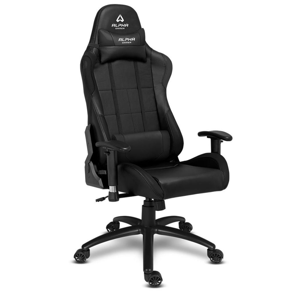 Cadeira Gamer Alpha Gamer Vega, Reclinável, com Almofadas, Cilindro de Gás Classe 4