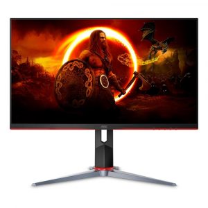 Monitor Gamer AOC 27 2K QHD, 155hz, 1ms, HDMI e DisplayPort, FreeSync Premium, 121.5% sRGB, VESA – Q27G2