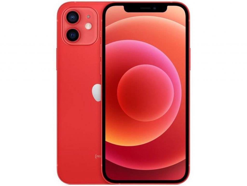 iPhone 12 Apple (256GB) Tela de 6,1″, 5G e Câmera Dupla de 12 MP