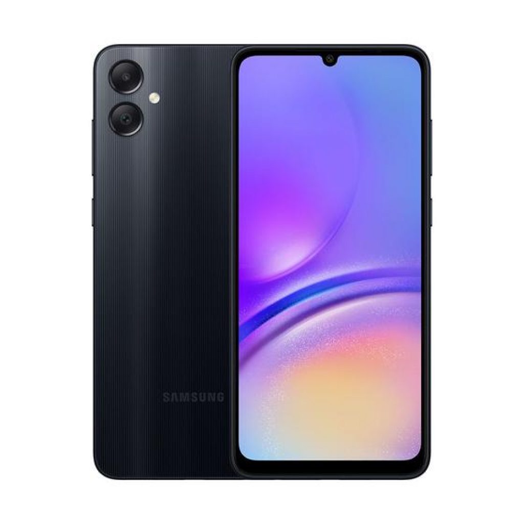 Smartphone Samsung Galaxy A05 Preto 128GB, 4GB RAM, Processador Octa-Core, Bateria de 5000mAh, Tela Infinita de 6.7″, Câmera Traseira Dupla, Dual Chip