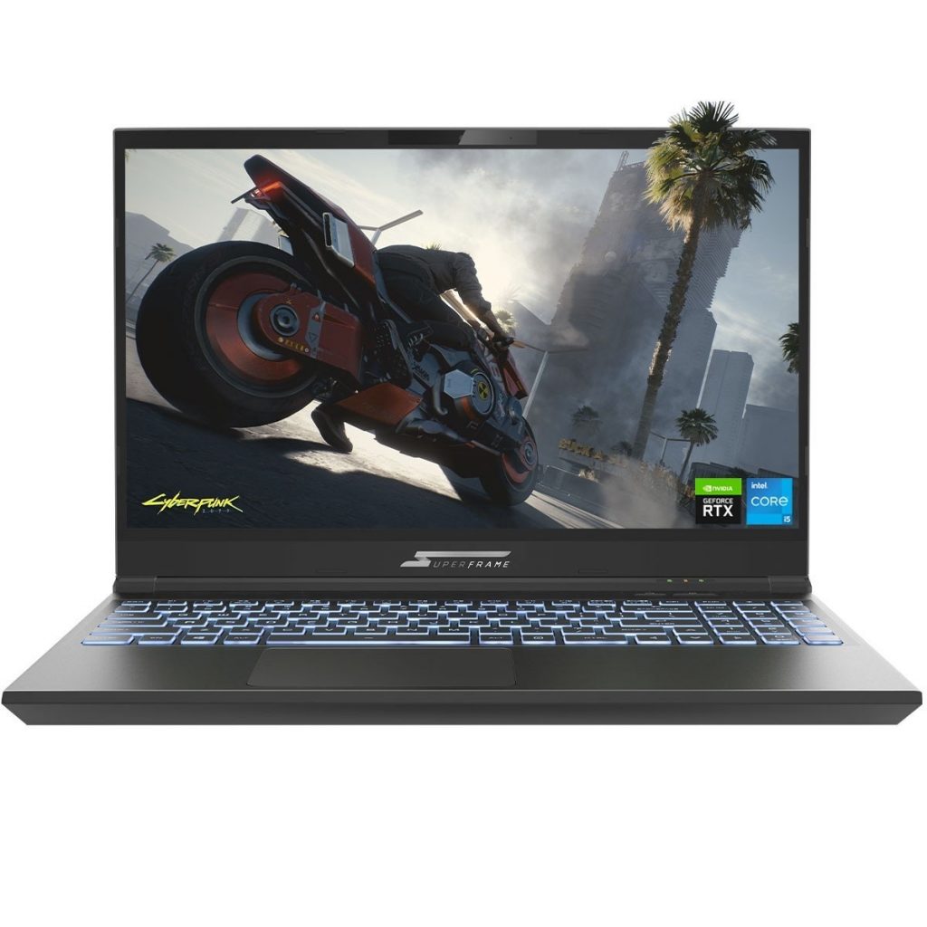 Notebook Gamer SuperFrame Force Intel Core i5 12450H, RTX 4050 6GB, 16GB RAM (1x16GB) DDR4 3200Mhz, SSD NVMe 1TB, Tela 15.6″ FHD 144hz IPS
