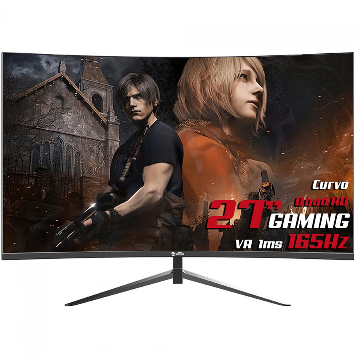 Monitor Gamer Ninja Rinnegan, 27 Pol, Curvo, Quad HD, 1ms, 165Hz, HDR ...