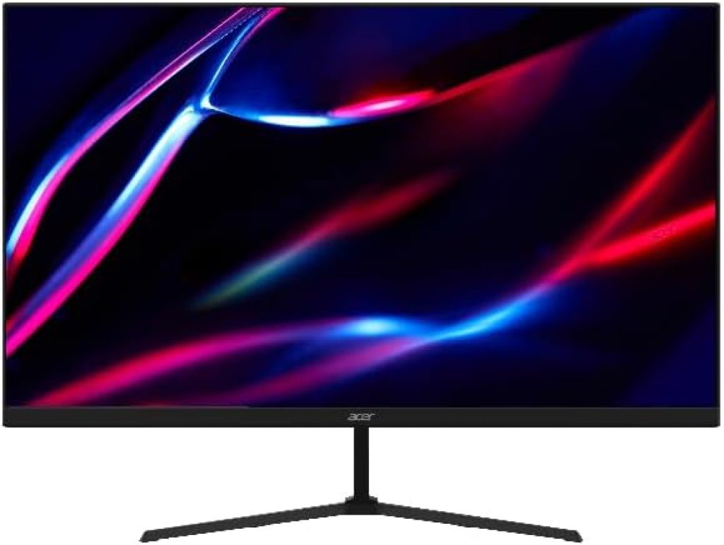 Monitor Gamer Acer Nitro5 KG240Y E3bix Tela 23.8” resolução Full HD LED IPS 100Hz 1Ms Tecnologia AMD FreeSync, HDR10 cor sRGB 95% VGA, HDMI(2.0)