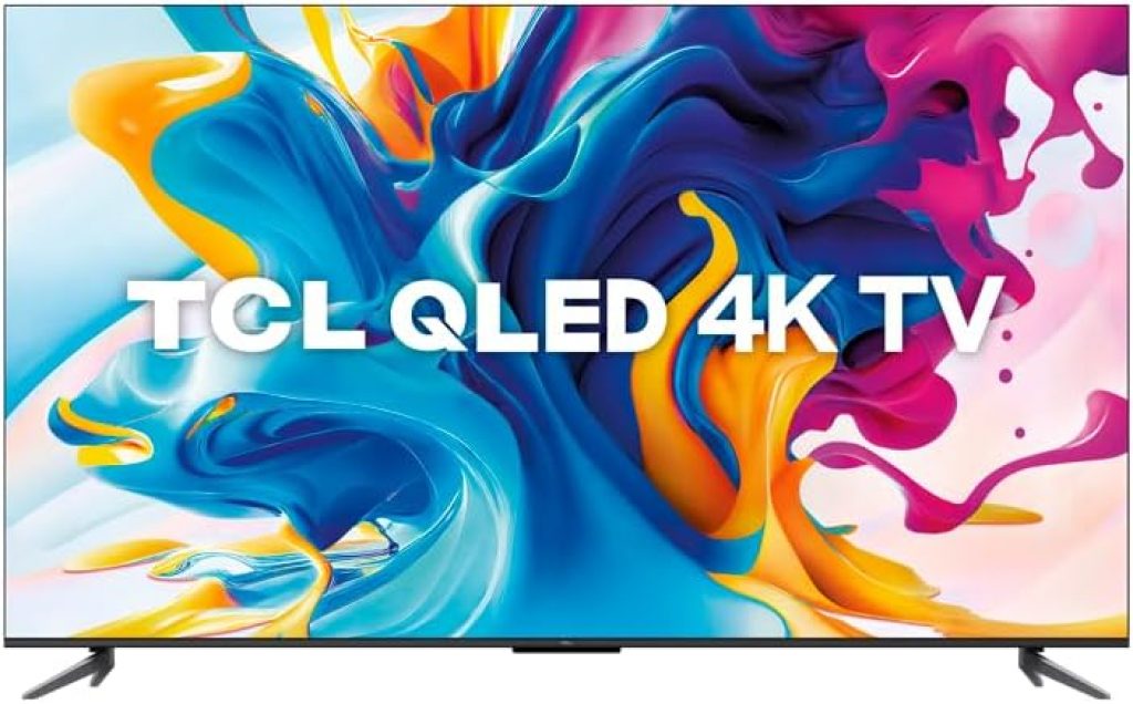 Smart TV QLED 50″ Google TV Ultra HD 4K TCL 50C645 Comando de Voz HDR10+ Dolby Vision Gaming 3 HDMI 1 USB WiFi Bluetooth