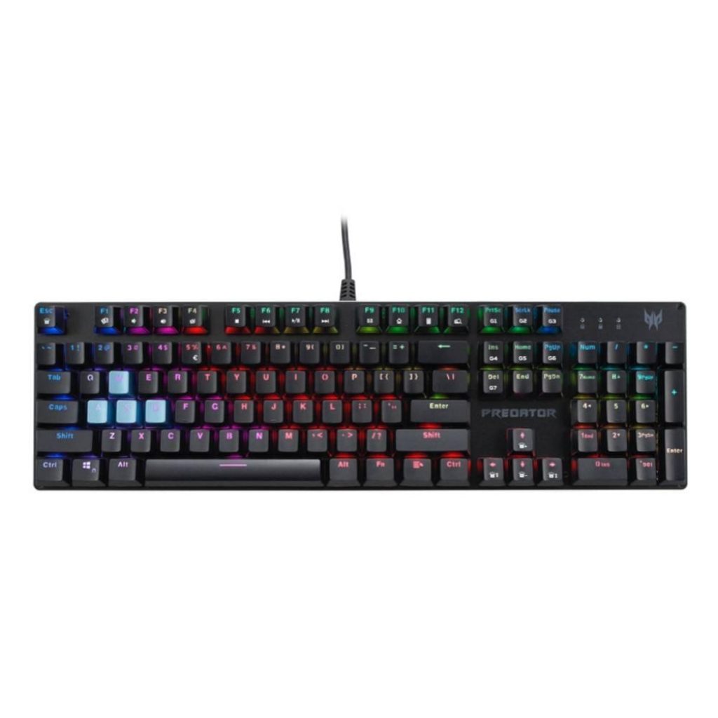 Teclado Mecânico Gamer Acer Predator PKW200, RGB, Switch Blue, ABNT2 – GP.KBD11.049