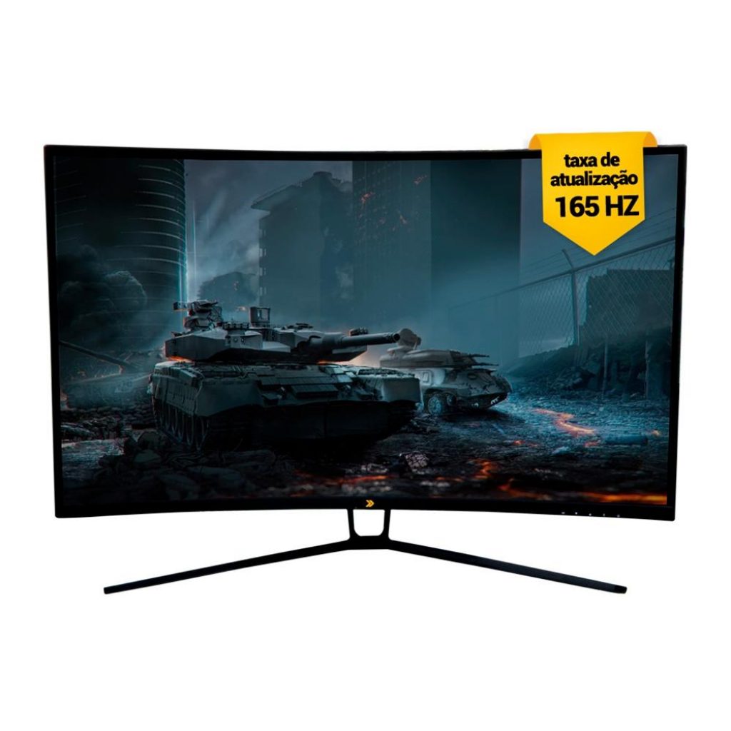 Monitor Gamer KBM! GAMING MG330 31.5′ Led, Curvo, 165 Hz, Full Hd, 1ms, Adaptive Sync, Hdmi/Displayport, Ajuste De Ângulo – KGMG33031PT