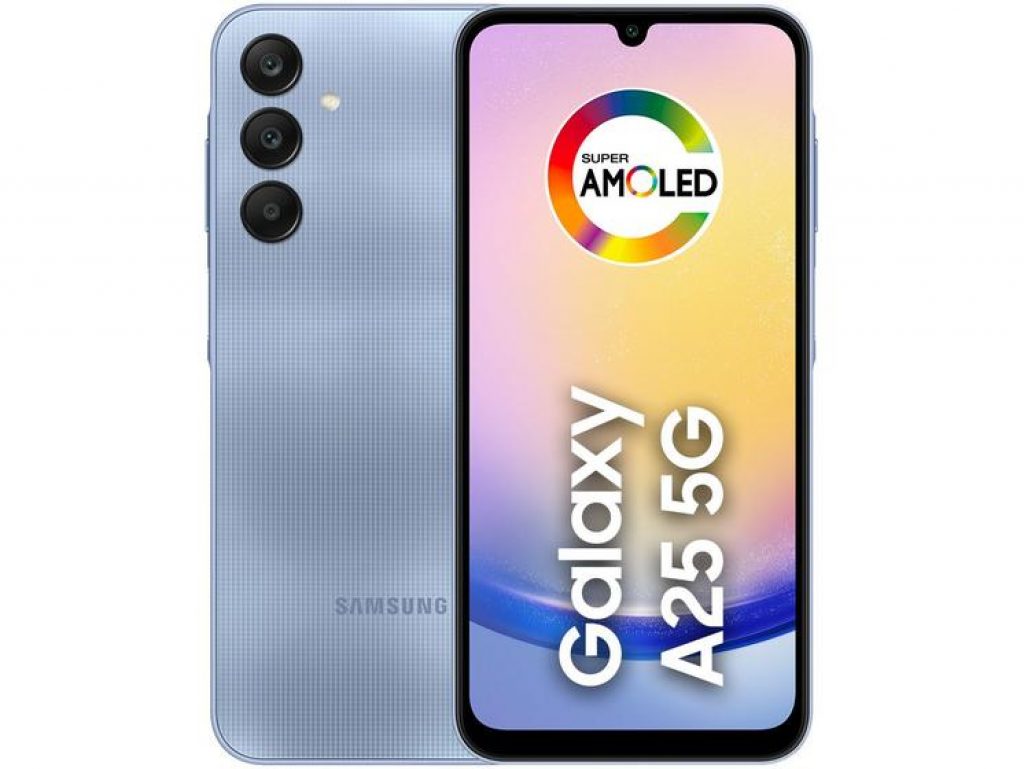 Smartphone Samsung Galaxy A25 5G 6,5″ 256GB 5G 8GB RAM Câm Tripla 50MP + Selfie 13MP Bateria 5000mAh Dual Chip