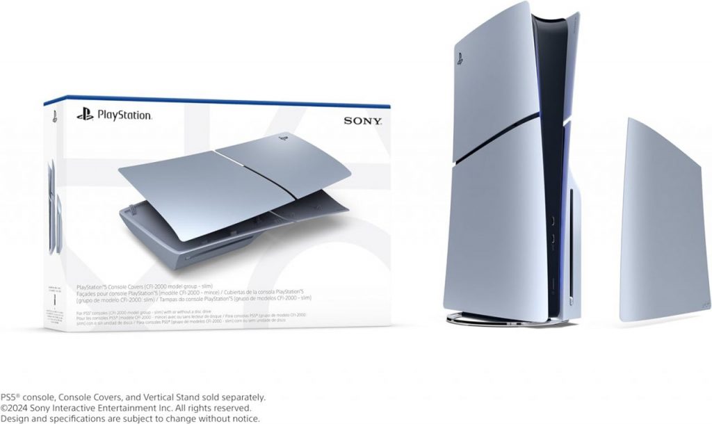Tampas do console PlayStation®5 Slim Sterling Silver