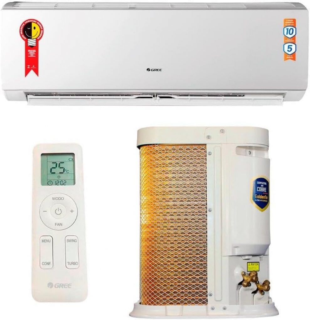 Ar-condicionado Split 9000 Btus Gree G-top Plus High Wall Só Frio Gwc09aab-d3nna1cn/i-gwc09agb-d3nna1cn/o 220v