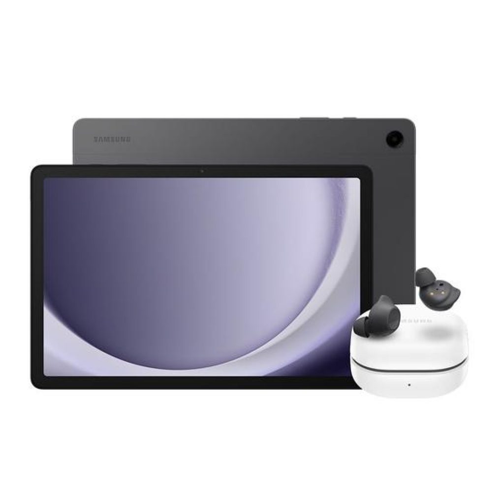 Tab A9+ Wi-Fi (64GB) – Cinza + Galaxy Buds FE – Grafite – Samsung