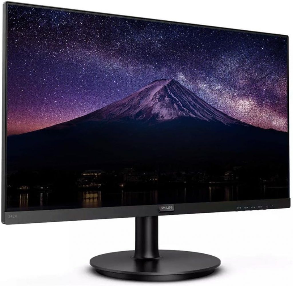 PHILIPS Monitor 23,8″ LED IPS HDMI Bordas Ultrafinas 242V8A, Preto