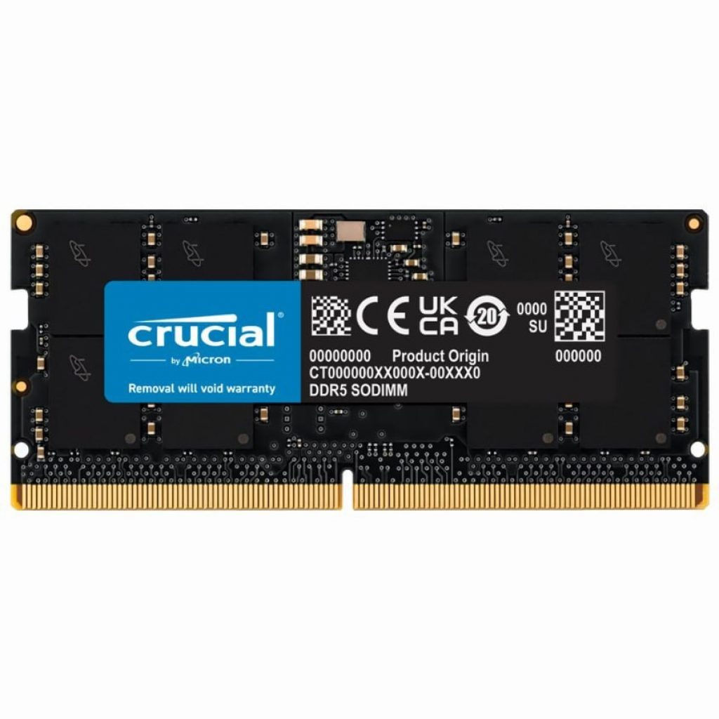 Memória Ram para Notebook Crucial DDR5 16GB 4800Mhz
