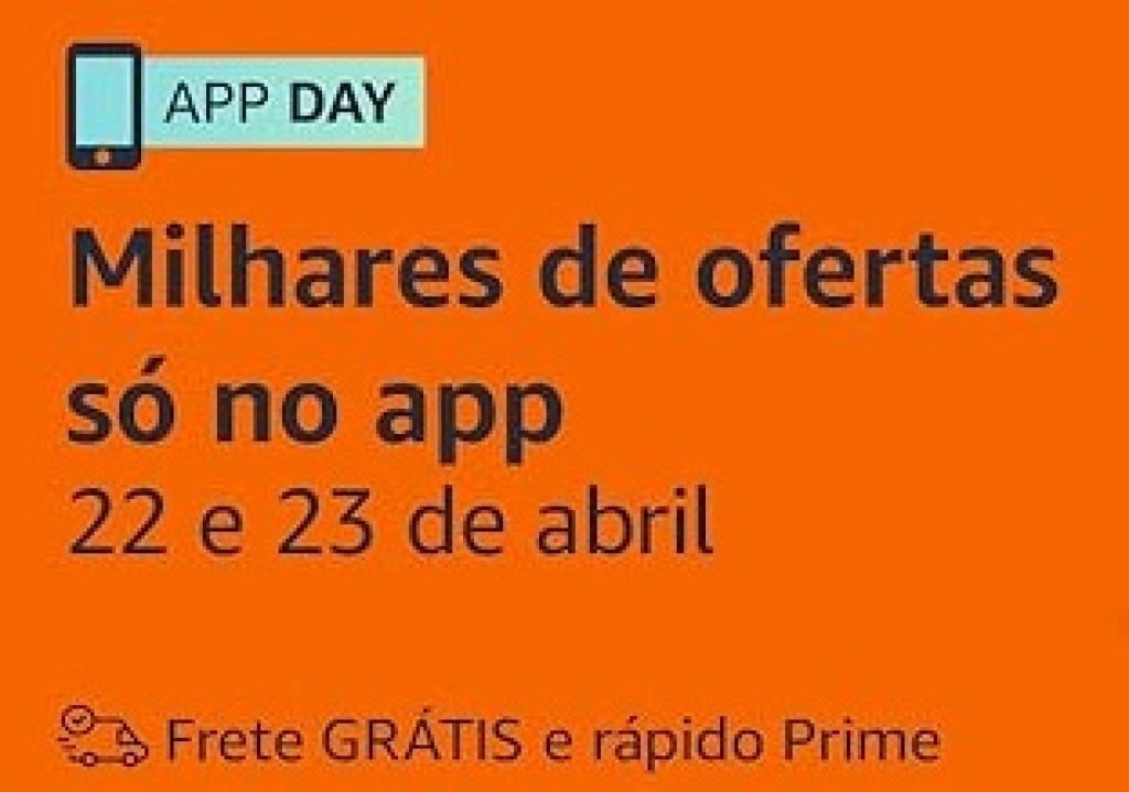Amazon App Day – cupom de R$ 50,00 de desconto em compras acima de R$ 200,00