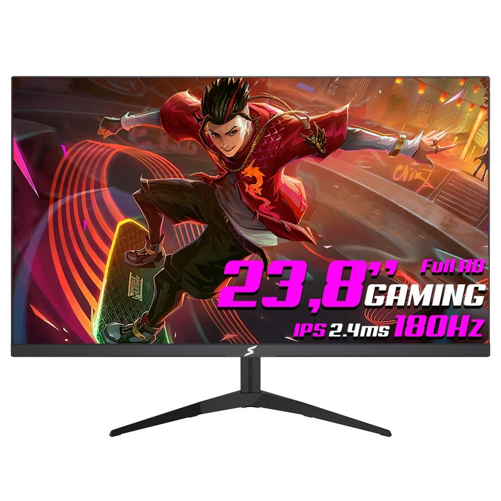 Monitor Gamer SuperFrame Precision, 23.8 Pol, Full HD, 180Hz, IPS, FreeSync, HDMI/DP, SFPFB-24180-FHD-PRO