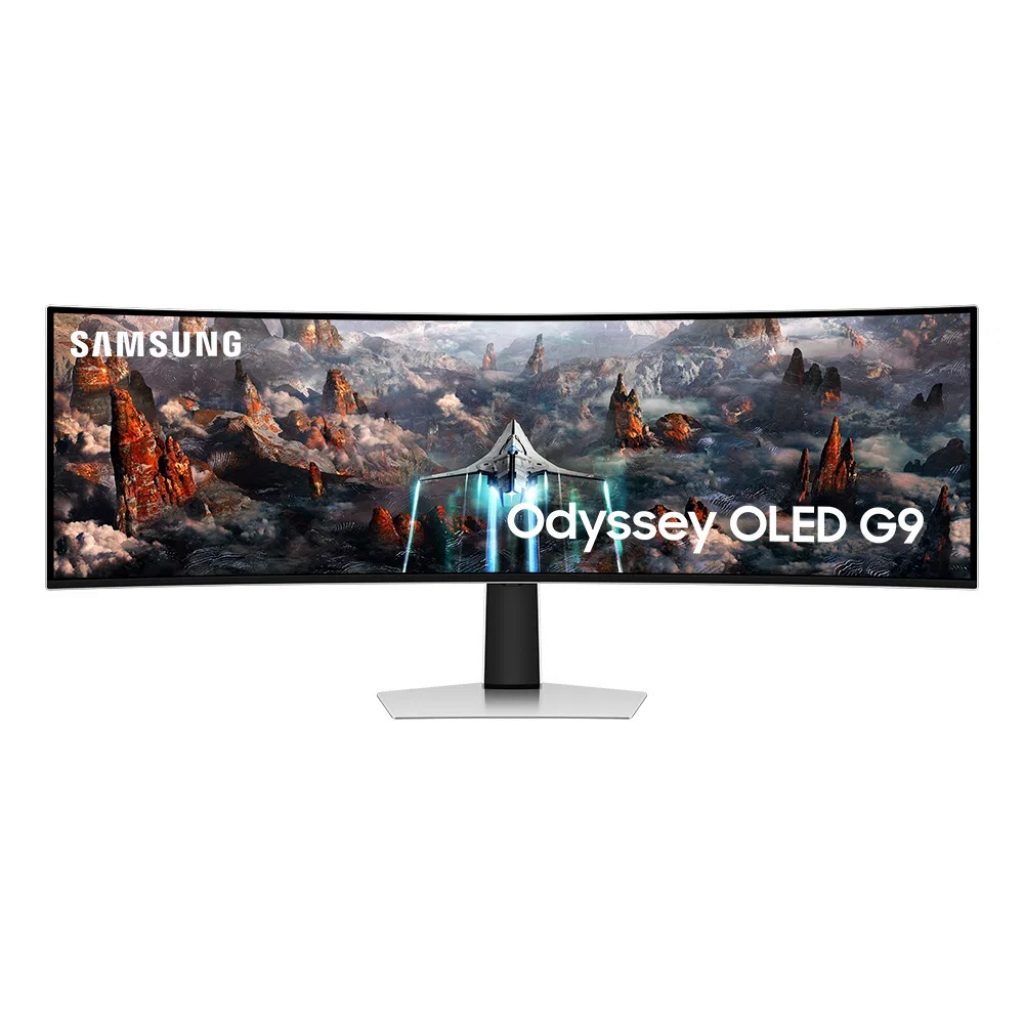 Monitor Gamer Samsung Odyssey OLED G9 49″, Ultrawide, 240Hz, 0.03ms, FreeSync Premium Pro, G-Sync Prata