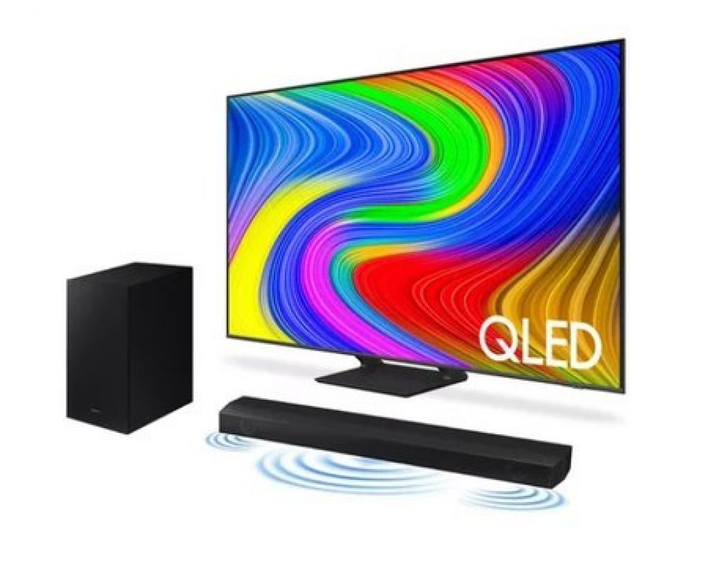 Combo Samsung Smart TV 65″ QLED 4K 65Q65D + Soundbar Samsung HW-B550