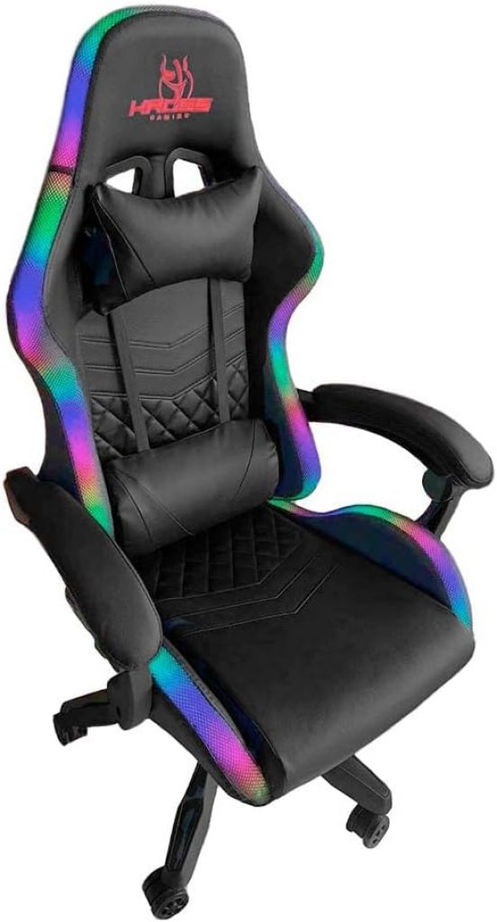 Cadeira Gamer RGB, Kross Elegance, KE-GC397, Multicolorida