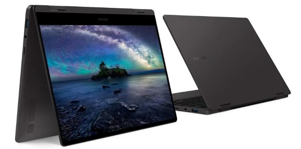 Notebook Samsung Galaxy Book2 360 Intel Core i5-1235U, 8GB RAM, SSD 256GB, 13.3 FHD AMOLED, Iris Xe, Touch, Windows 11, Prata – NP730QED-KF4BR