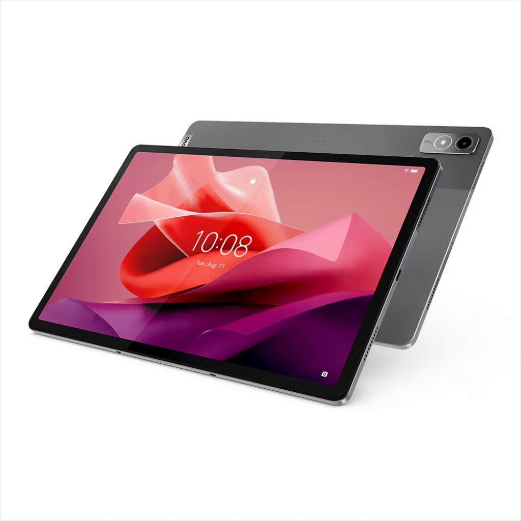 Tablet Lenovo P12 com Tela 12.7″ LCD 3K, 128GB, Wi-Fi, Câmera 13MP e 8MP, Android 13, 4GB de memória RAM e processador Octa-Core – Prata