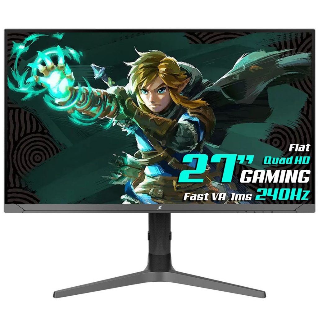 Monitor Gamer SuperFrame Epic, 27 Pol, Quad HD, Fast VA, 1ms, 240Hz, G-Sync/FreeSync, HDMI/DP, MSFE-27240
