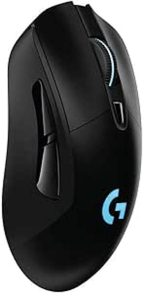 Mouse Gamer Sem Fio Logitech G703 LIGHTSPEED RGB LIGHTSYNC, 6 Botões Programáveis, HERO 25K, Recarregável, Compatível POWERPLAY – 910-005639