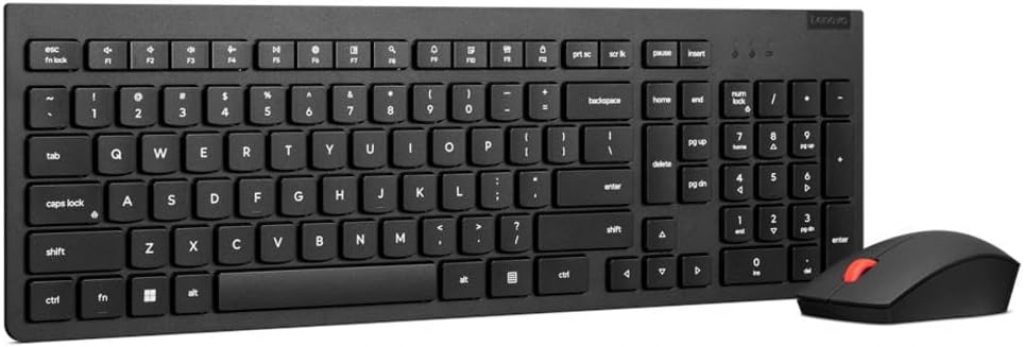Kit Teclado e Mouse sem fio Essential Lenovo – 4X31N50713