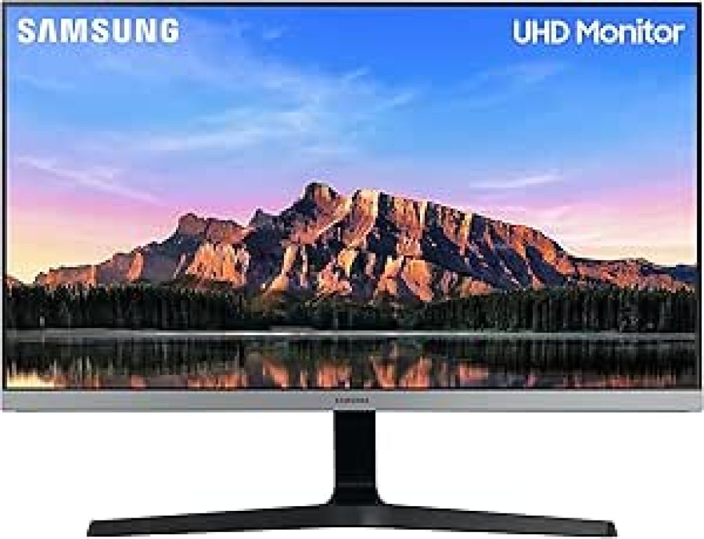 Monitor Samsung UR550 28″ UHD 4K, Tela Plana, 60Hz, 4ms, HDMI, FreeSync HDR, Game Mode – Preto