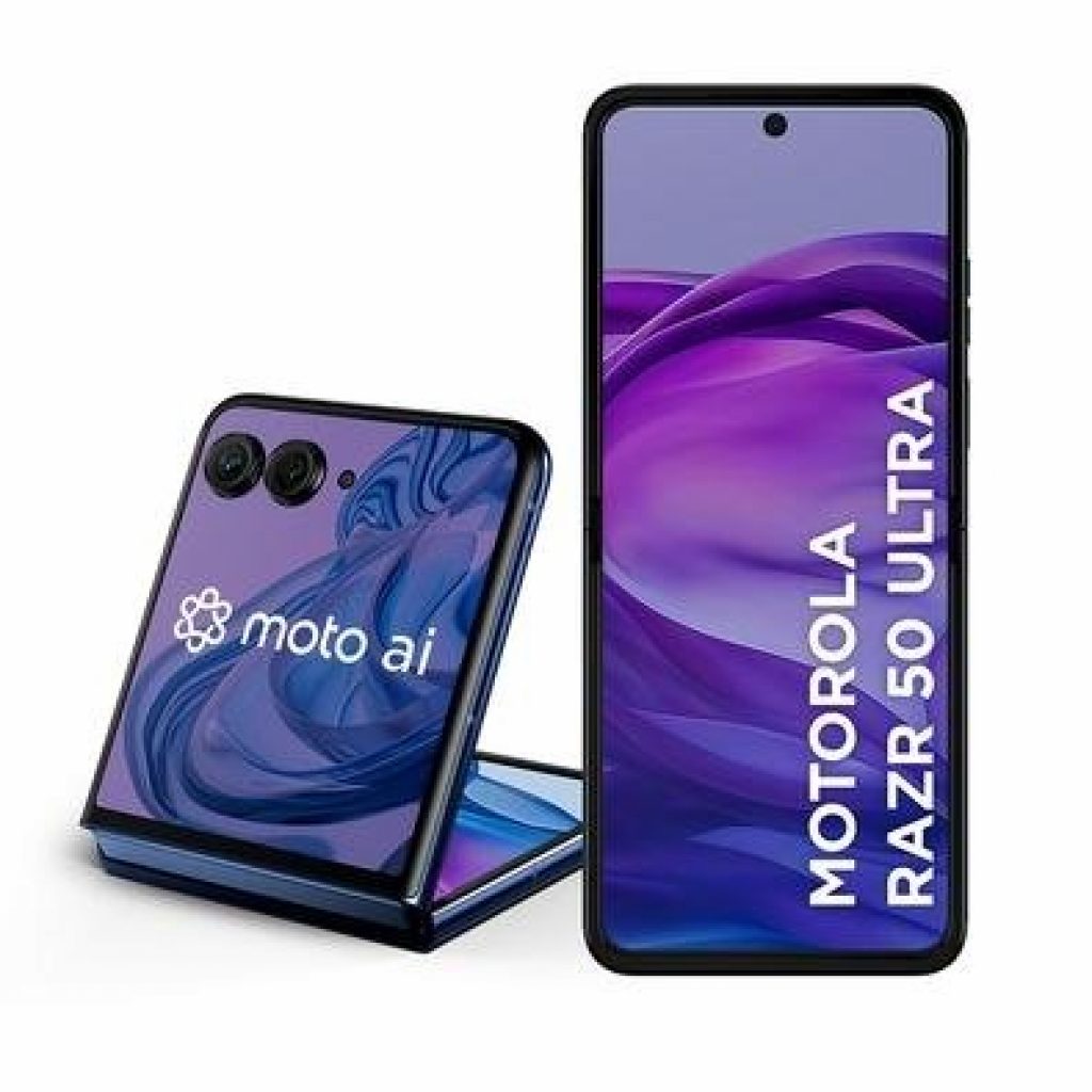 Smartphone Motorola Razr 50 – 512GB 24GB (12GB RAM+12GB Ram Boost) Tela dobrável 6,9″ pOLED e externa 3,6” Moto AI camera IPX8