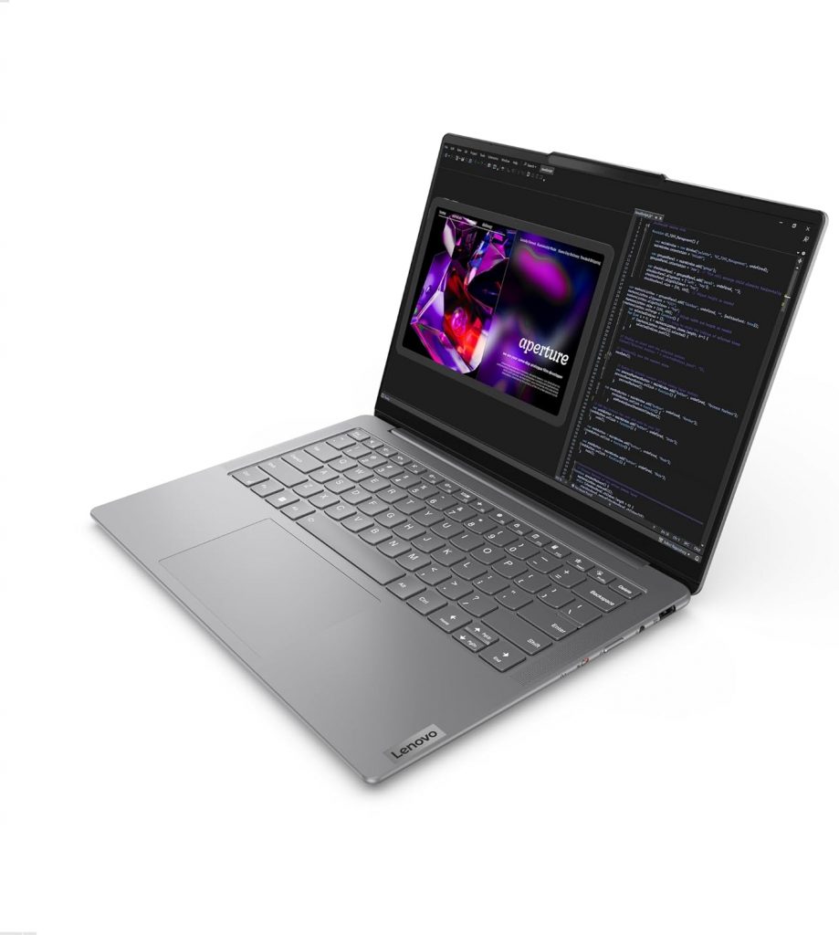 Notebook Lenovo Yoga Slim 7i Intel Core Ultra 7 155H 16GB RAM 512GB SSD Windows 11 Home 14″ OLED WUXGA -83GM0005BR