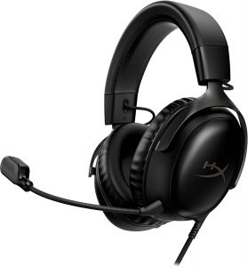 Headset Gamer HyperX Cloud III, Driver 53mm, USB, Multi Plataformas, Preto – 727A8AA