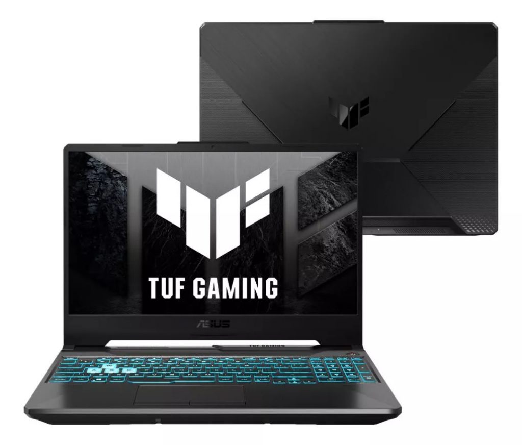 Notebook ASUS TUF Gaming A15, AMD Ryzen 7 7435HS, GeForce RTX 2050, 8GB RAM, 512GB SSD, Linux, 15,6″ FHD 144Hz IPS, Graphite Black – FA506NFR-HN069