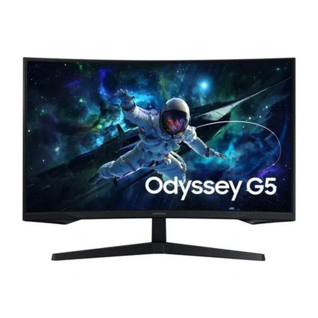 Monitor Gamer Samsung Odyssey G5 32”, QHD, 165Hz, 1ms, Freesync, HDMI, DP Preto