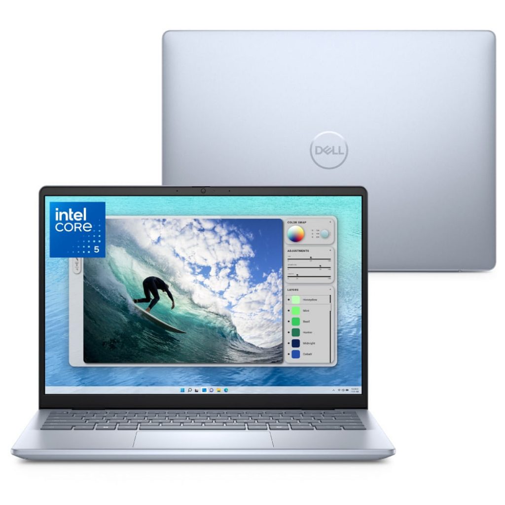 Notebook Dell Inspiron 14″ FHD+ Intel Core 5 120U 16GB RAM 512GB SSD NVIDIA® GeForce® MX570A Ubuntu Linux