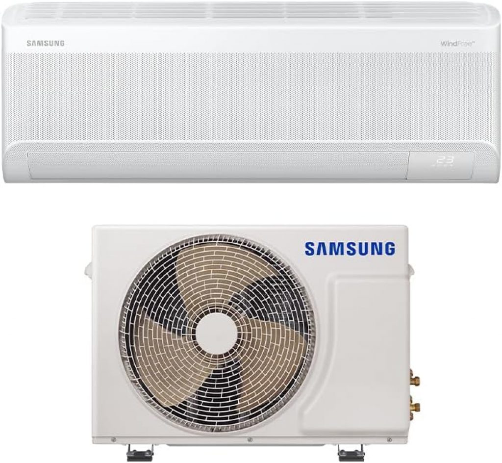 Samsung Ar-condicionado Split Inverter WindFree Connect AI 12.000 BTUs Quente e Frio Sem Vento AR12DXFAAWKNAZ 220V