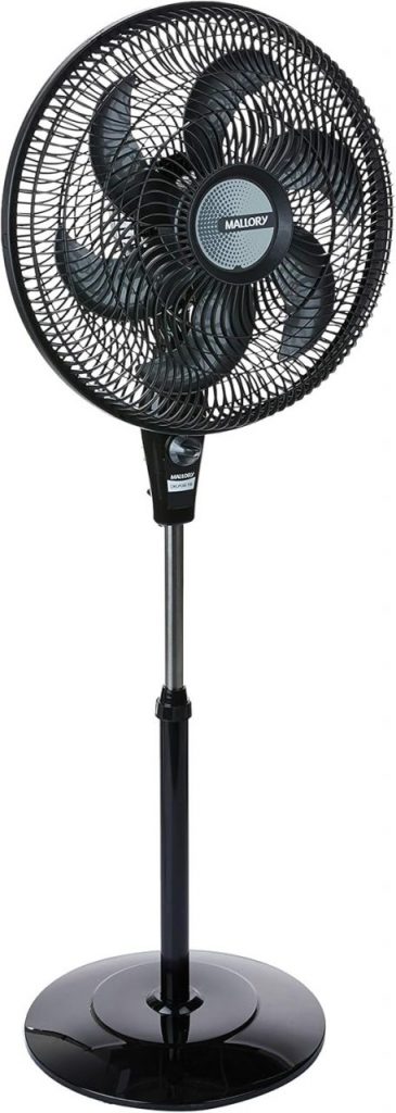 Ventilador Mallory Coluna Delfos TS+ Preto Grafite 40 cm 220V