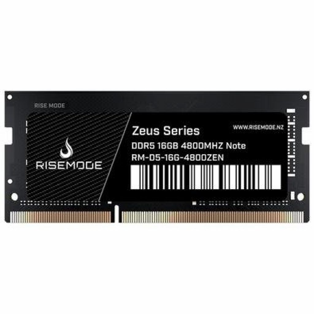 Memoria RAM Para Notebook Rise Mode, 16GB, 4800MHZ DDR5, Zeus Series, CL40 – RM-D5-16G-4800ZEN