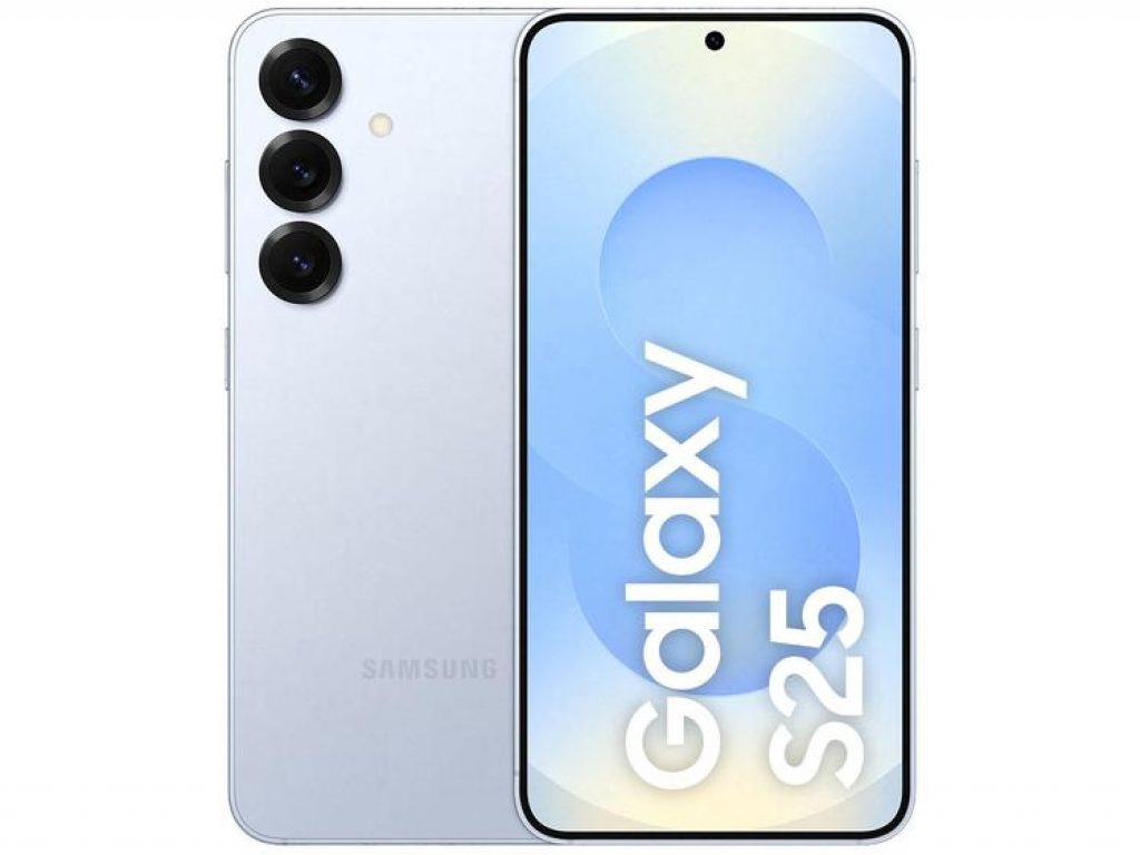 Smartphone Samsung Galaxy S25 5G 256GB, Tela de 6.2″, 12GB RAM, AI Inteligência Artificial, IP68, Processador Snapdragon 8 Elite e Câmera Tripla