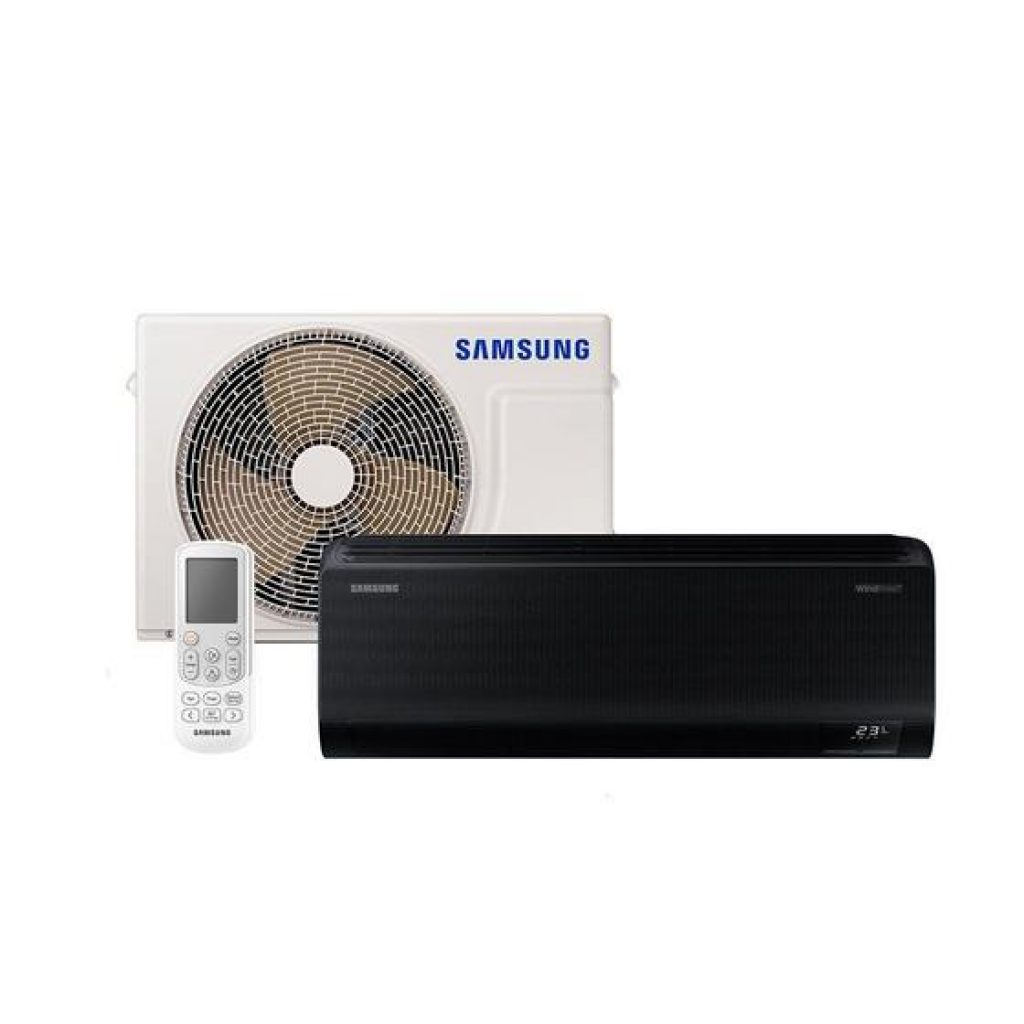 Ar-condicionado Samsung WindFree 24.000 BTUs Black Edition Quente e Frio 220V – AR24CSECABTNAZ