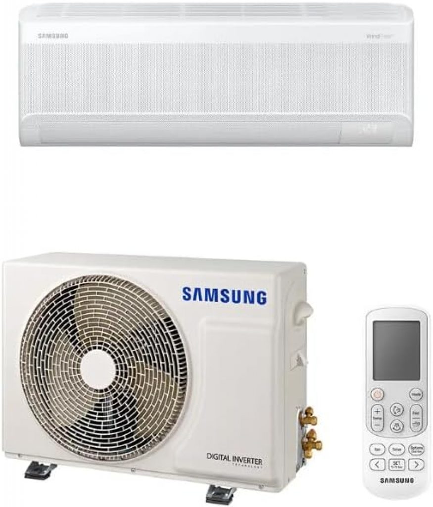Samsung Ar-condicionado Split Inverter WindFree AI 12.000 BTUs Frio Sem Vento AR12DYFAAWKNAZ 220V