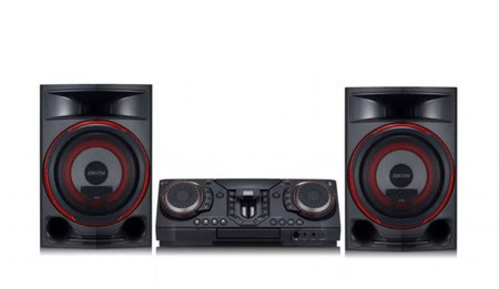 Mini System LG XBOOM – 2350W RMS, Graves Potentes, Karaokê, DJ Set e Party Speaker – CL87