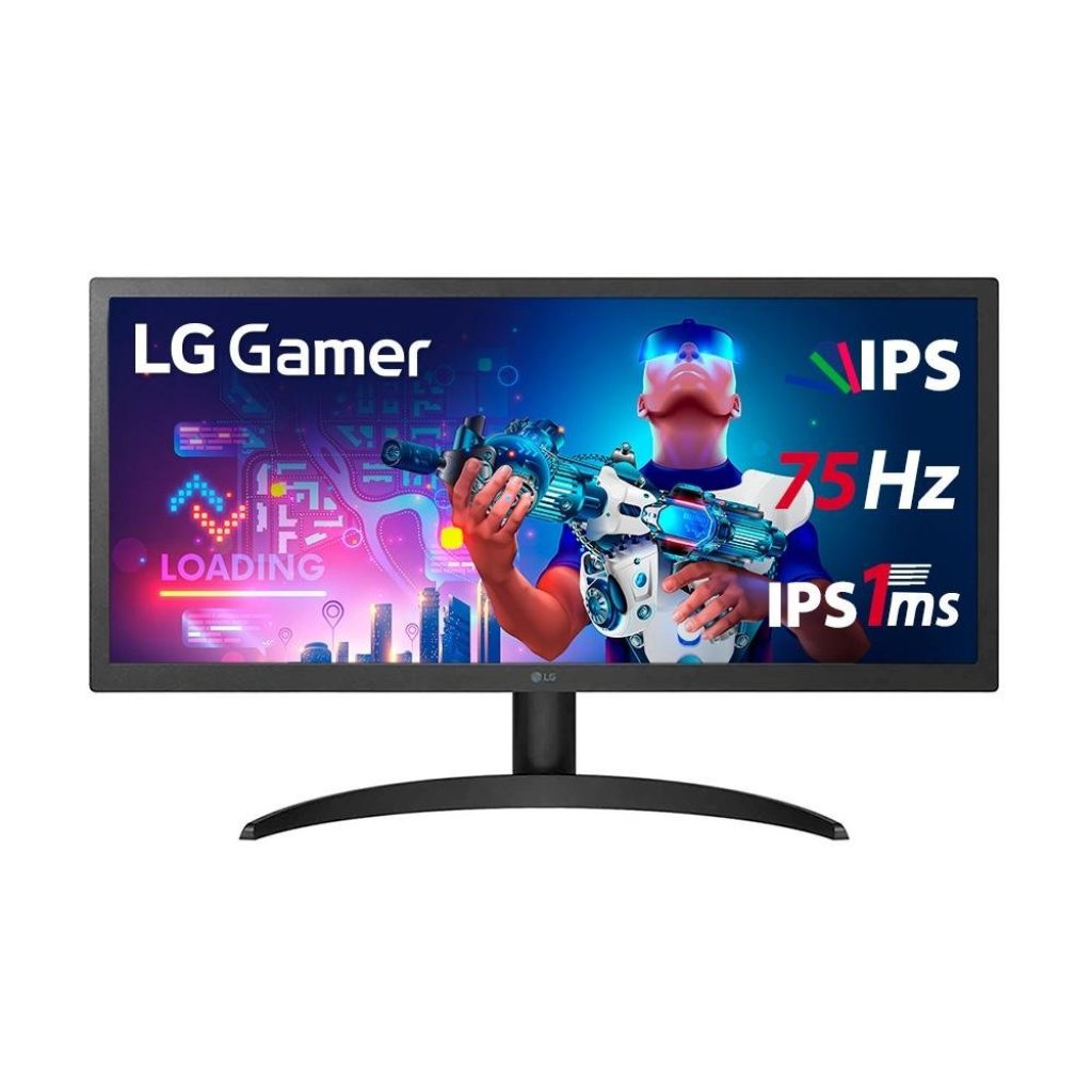 Monitor Gamer UltraWide LG 26WQ500-B 25,7” – Full HD 75Hz IPS 1ms HDMI FreeSync