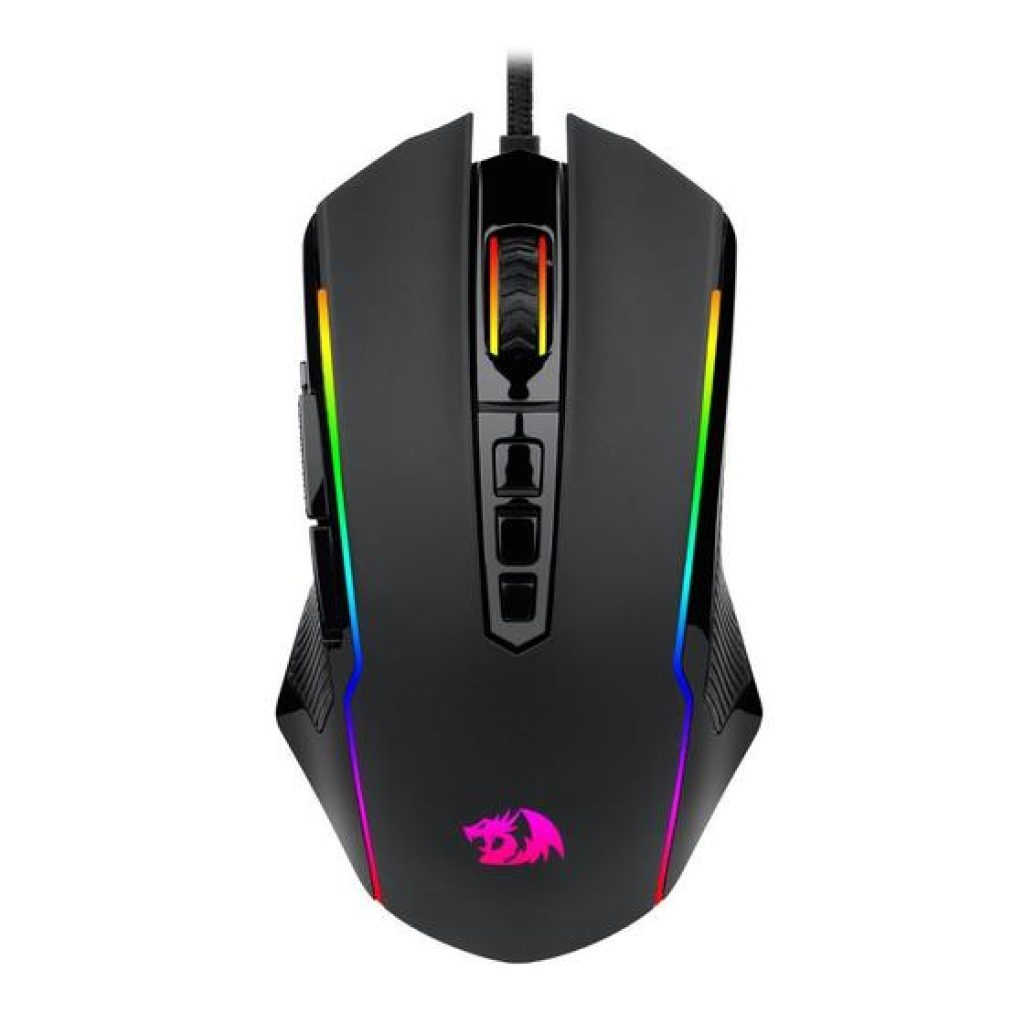 Mouse Gamer Redragon Impact Preto RGB M908