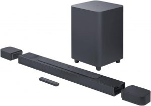 Soundbar JBL Bar 800, Bluetooth, 360W RMS, Subwoofer Sem Fio, 5.1.2 Canais – JBLBAR800PROBLKBR