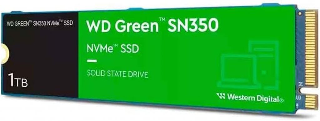 SSD M.2 2280 Western Digital Green SN350 1TB NVME – WDS100T3G0C
