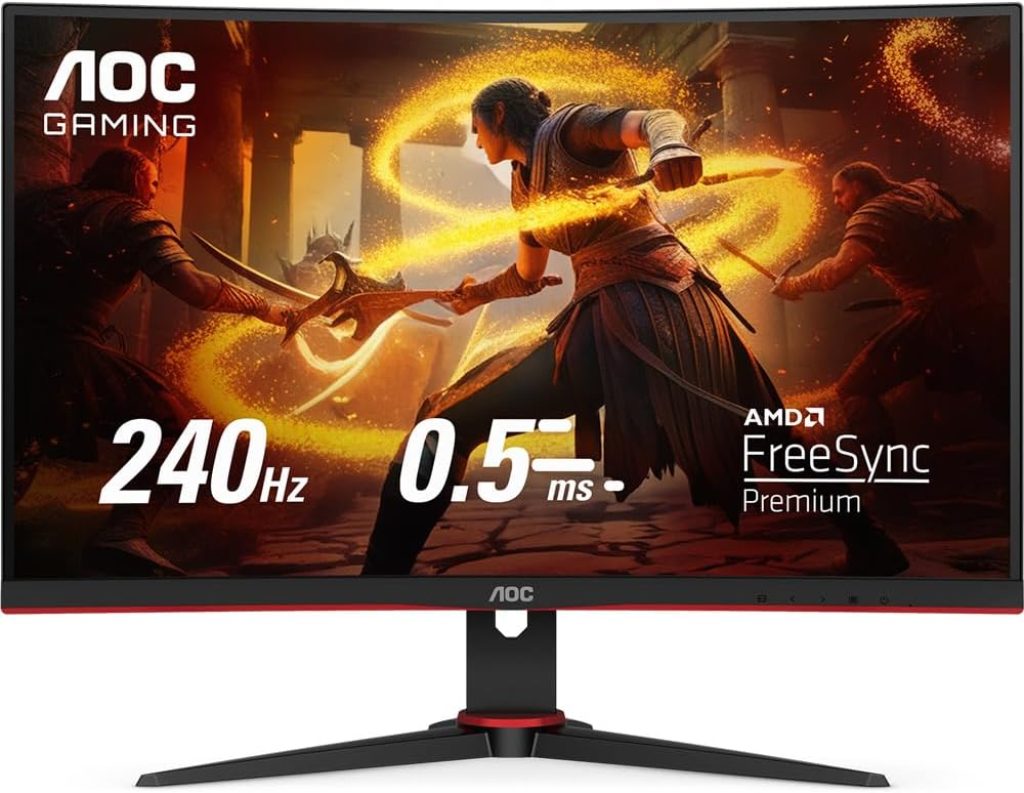 Monitor Gamer 27′ AOC Legend de 240Hz e 0,5ms, Widescreen, W-LED, Bordas Ultrafinas – C27G2ZE