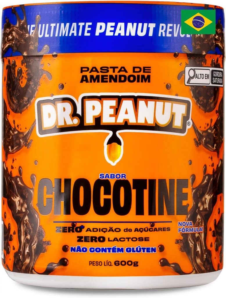 Pasta de Amendoim DR. Peanut Chocotine 600G – Com Whey Protein