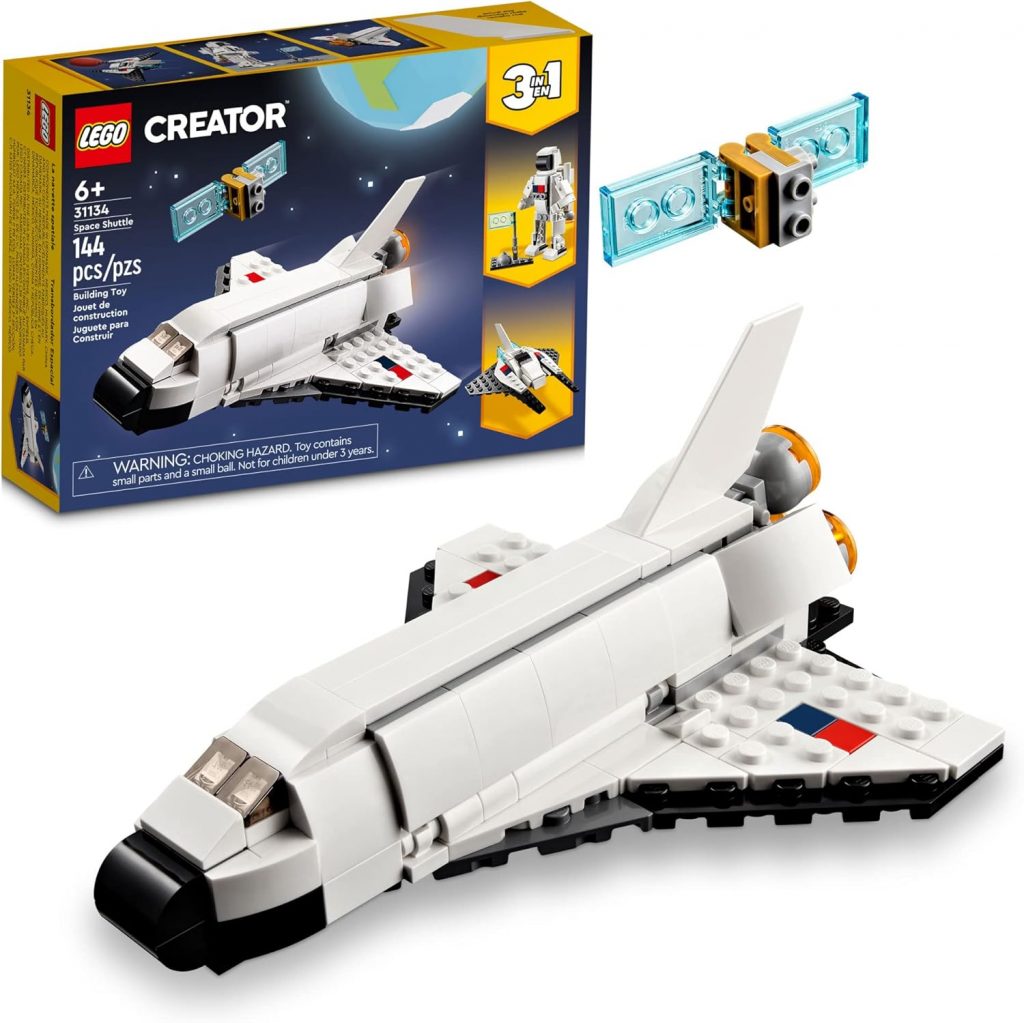 LEGO® Creator Ônibus Espacial 3 em 1 – Nave Espacial, Astronauta e Foguete Espacial