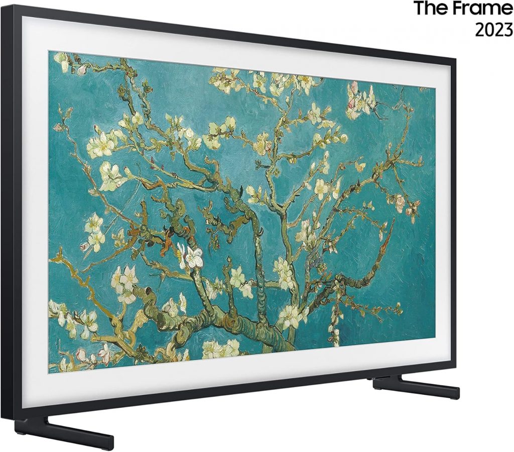 Samsung Smart TV 32″ QLED The Frame 2023 LS03C, Tela Matte, Design slim, Suporte de parede incluso 32″